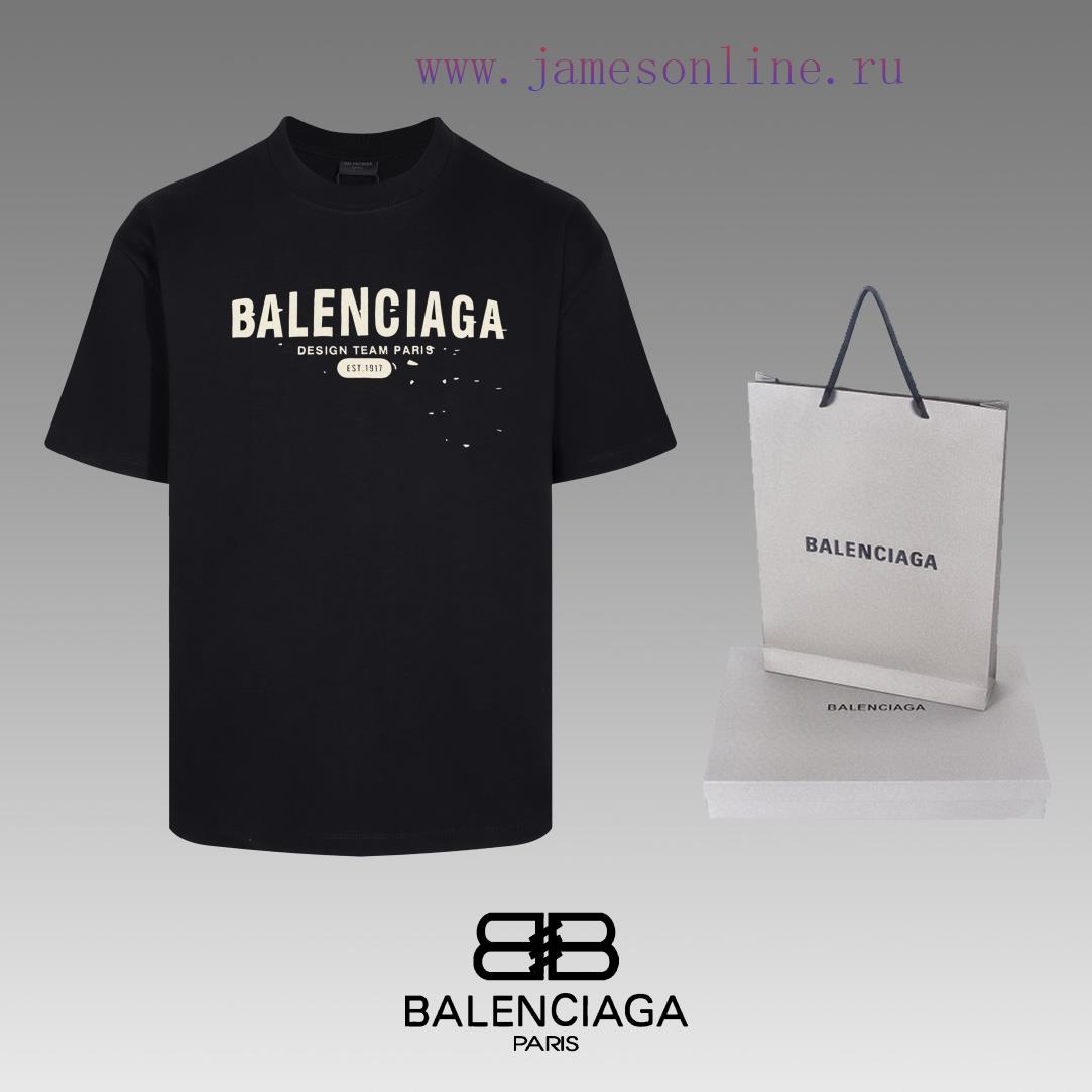 ptbmpj3ji4w.jpg New Customers Only, Limit One. Top Tier OEM QualityBALENCIAGA 24 SS Classic T-shirt Short SleeveNo Need For Fancy Copywriting spa56mf7 - Image 1