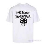 New Customers Only, Limit One. Top Tier OEM QualityBALENCIAGA 24 SS Classic T-shirt Short SleeveNo Need For Fancy Copywriting f3hefnoi - Image 3
