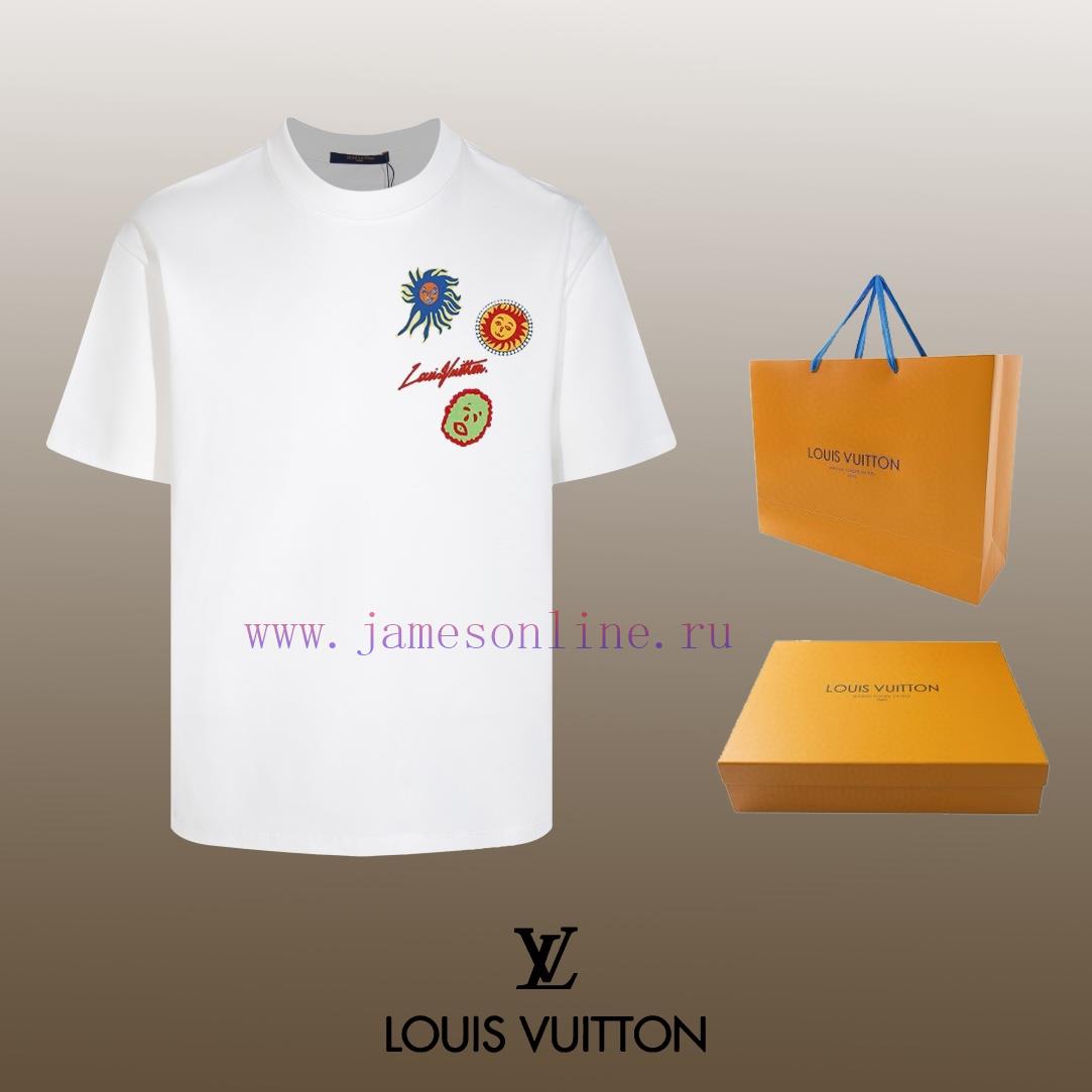 tohu1h2hh2z.jpg New Customers Only, Limit One. Top Tier OEM QualityLOUIS VUITTON 24SS Classic T-shirt Short SleeveNo Need For Fancy Copywritin 78posdcy - Image 1