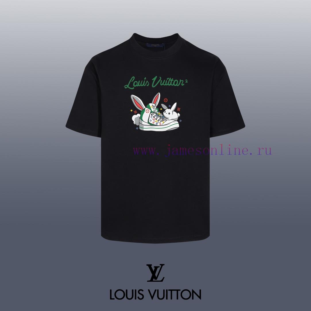 xampb3knmto.jpg New Customers Only, Limit One. Top Tier OEM QualityLOUIS VUITTON 24SS Classic T-shirt Short SleeveNo Need For Fancy Copywritin zlb35ujr - Image 1