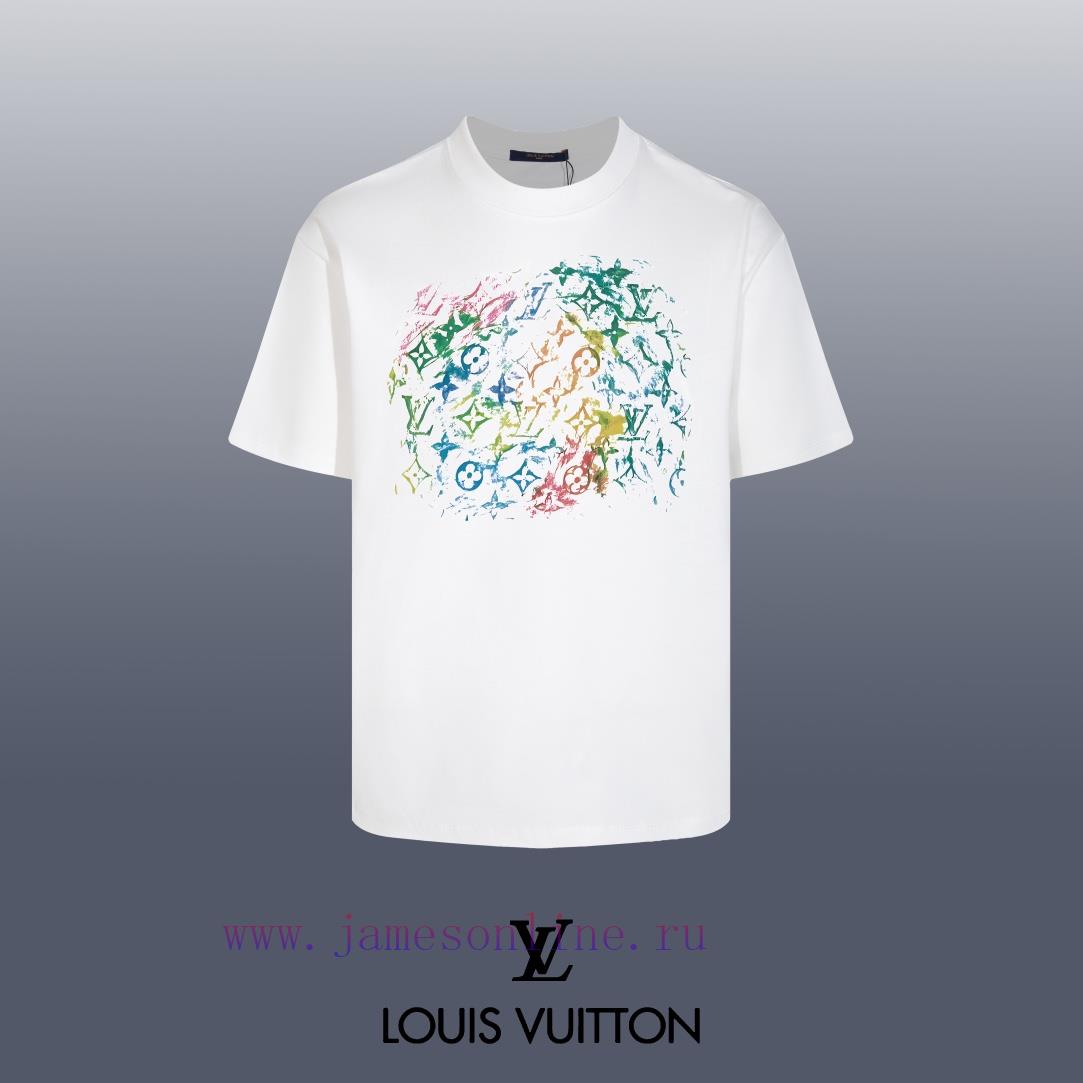 thob34mq1ve.jpg New Customers Only, Limit One. Top Tier OEM QualityLOUIS VUITTON 24SS Classic T-shirt Short SleeveNo Need For Fancy Copywritin mshj0jea - Image 1