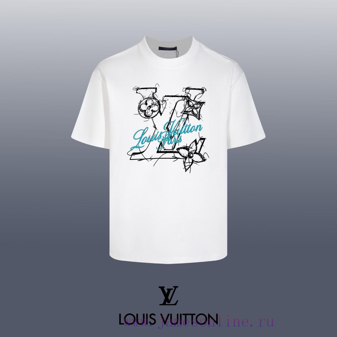 4z5akesh232.jpg New Customers Only, Limit One. Top Tier OEM QualityLOUIS VUITTON 24SS Classic T-shirt Short SleeveNo Need For Fancy Copywritin zkrty07s - Image 1