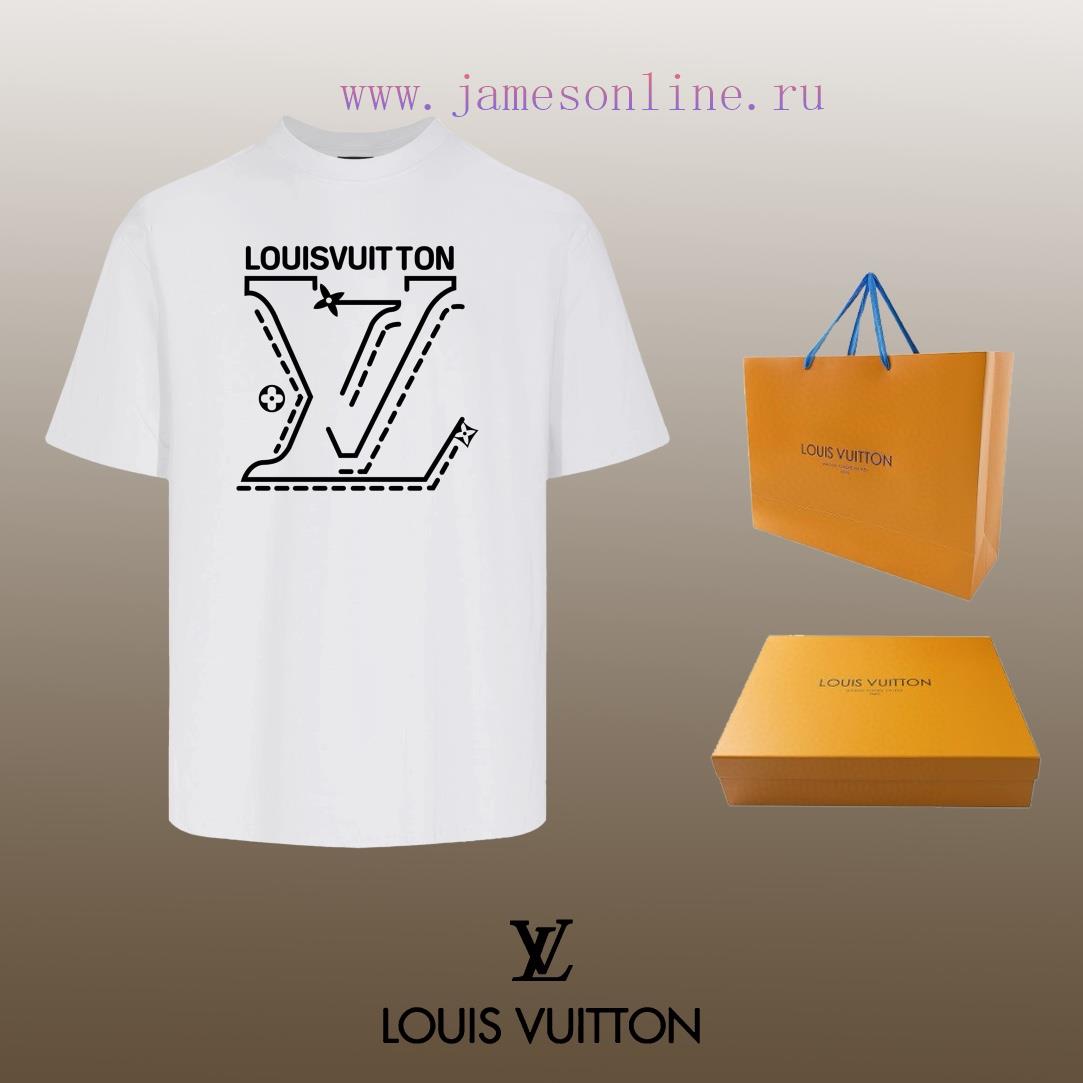 knbupippwes.jpg New Customers Only, Limit One. Top Tier OEM QualityLOUIS VUITTON 24SS Classic T-shirt Short SleeveNo Need For Fancy Copywritin dekrx176 - Image 1