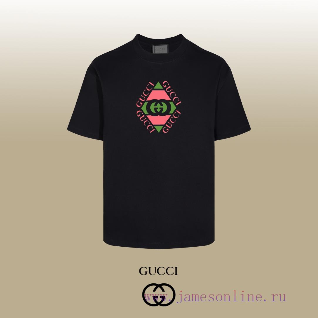 vddh3uhzd43.jpg New Customers Only, Limit One. Top Tier OEM QualityGUCCI~Gucci 24SS Classic T-shirt Short SleeveNo Need For Fancy Copywriting 243zwp36 - Image 1