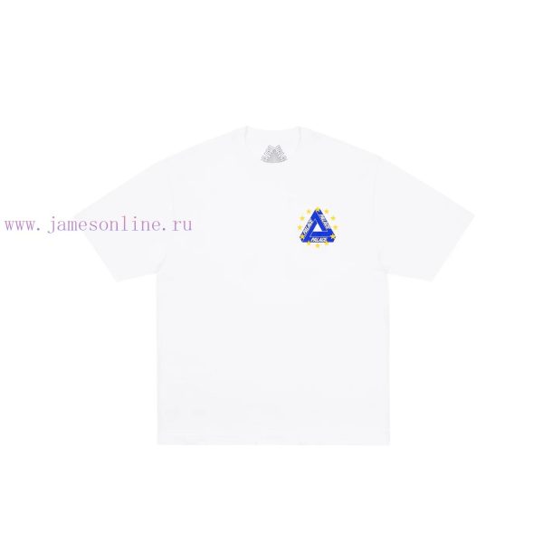 New Customers Only, Limit One. PALACE Holiday Series Star Logo Pattern Printed Short Sleeve T-shirtThe Fabric Is Made Of 32 St 9s8t3ec5
