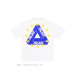 New Customers Only, Limit One. PALACE Holiday Series Star Logo Pattern Printed Short Sleeve T-shirtThe Fabric Is Made Of 32 St 9s8t3ec5 - Image 3