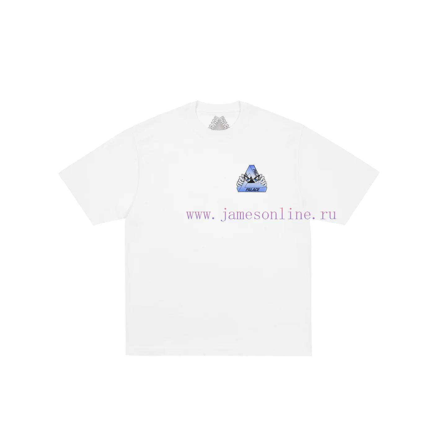 jymzd4oqqlz.jpg New Customers Only, Limit One. PALACE 26ss TRI-PEEK Triangular Eye And Finger Print Pattern Comfortable Round Neck Short Sleev l1adgm0w - Image 1