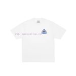New Customers Only, Limit One. PALACE 26ss TRI-PEEK Triangular Eye And Finger Print Pattern Comfortable Round Neck Short Sleev l1adgm0w - Image 2