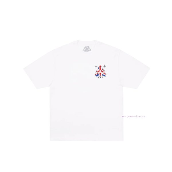 New Customers Only, Limit One. PALACE SS26 KING TRI T-SHIRT Back Triangle Logo Letter Pattern Round Neck Short Sleeve T-shirtT qdio2vq5