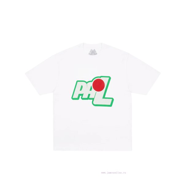 New Customers Only, Limit One. PALACE SS26 P-UP T-SHIR Polka Dot Logo Printed Round Neck Short Sleeved T-shirtThe Fabric Is Ma 3tytahbs