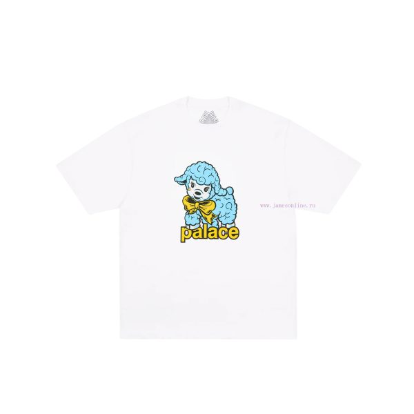 New Customers Only, Limit One. PALACE SS26 LAMB T-SHIRT Lamb Logo Printed Round Neck Pullover Short Sleeved T-shirtThe Fabric b9thju60