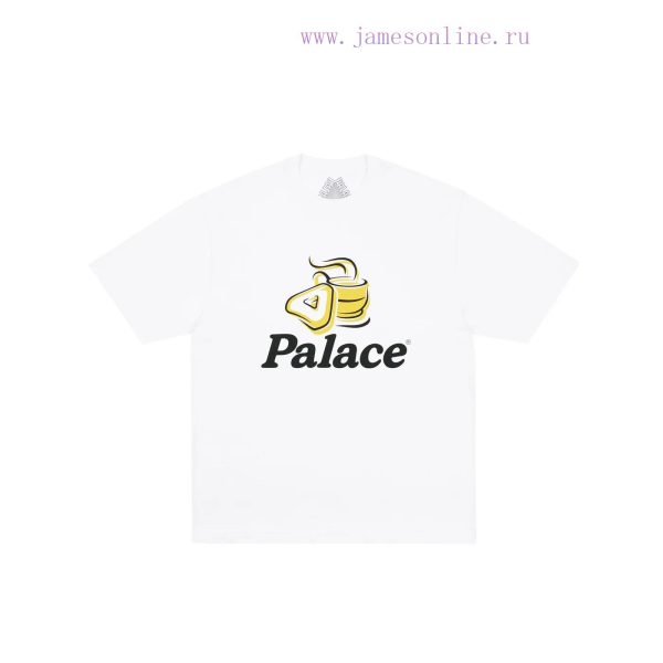 New Customers Only, Limit One. PALACE SS26 PALACHINO T-SHIR Coffee Cup Logo Printed Short Sleeve T-shirtThe Fabric Is Made Of hrtn3so9