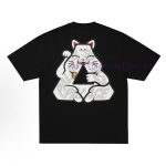 New Customers Only, Limit One. PALACE SS26 FORTUNE CAT Spring Collection Back Triangle Fortune Cat Pattern Printed Short Sleev 6dyloznv - Image 3