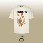 New Customers Only, Limit One. Top Tier OEM QualityGUCCI~Gucci 26SS Animal Series Classic Three Headed Bird T-shirt Short Slee f2adecua - Image 2
