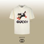 New Customers Only, Limit One. Top Tier OEM QualityGUCCI~Gucci 26SS Wings Little Black Cat T-shirt Short SleeveNo Need For Fan 30tyoqnh - Image 2