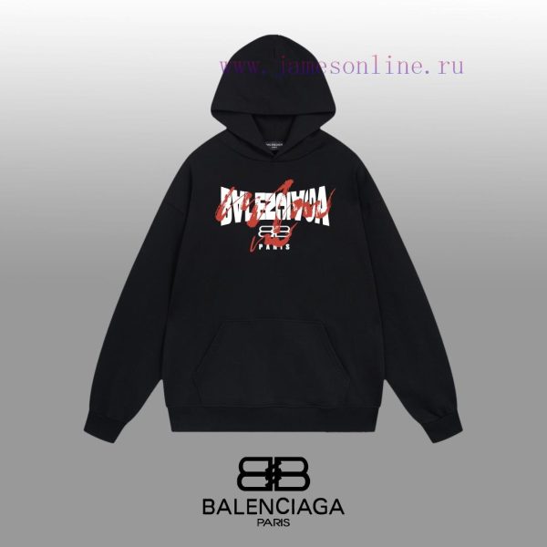New Customers Only, Limit One. BALENCIAGA 24SS Classic Hoodie11 Pairs Of Customized Fabrics 420g Large Loop High Weight 100% P 8xc948hc