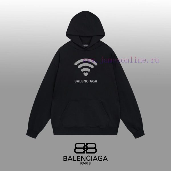 New Customers Only, Limit One. BALENCIAGA 24SS Classic Hoodie11 Pairs Of Customized Fabrics 420g Large Loop High Weight 100% P pei6i6wi