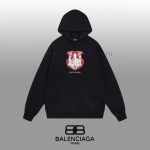 New Customers Only, Limit One. BALENCIAGA 24SS Classic Hoodie11 Pairs Of Customized Fabrics 420g Large Loop High Weight 100% P feihucz8