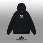 New Customers Only, Limit One. BALENCIAGA 24SS Classic Hoodie11 Pairs Of Customized Fabrics 420g Large Loop High Weight 100% P qrvlf499 - Image 2