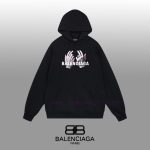 New Customers Only, Limit One. BALENCIAGA 24SS Classic Hoodie11 Pairs Of Customized Fabrics 420g Large Loop High Weight 100% P coj06l5i - Image 2