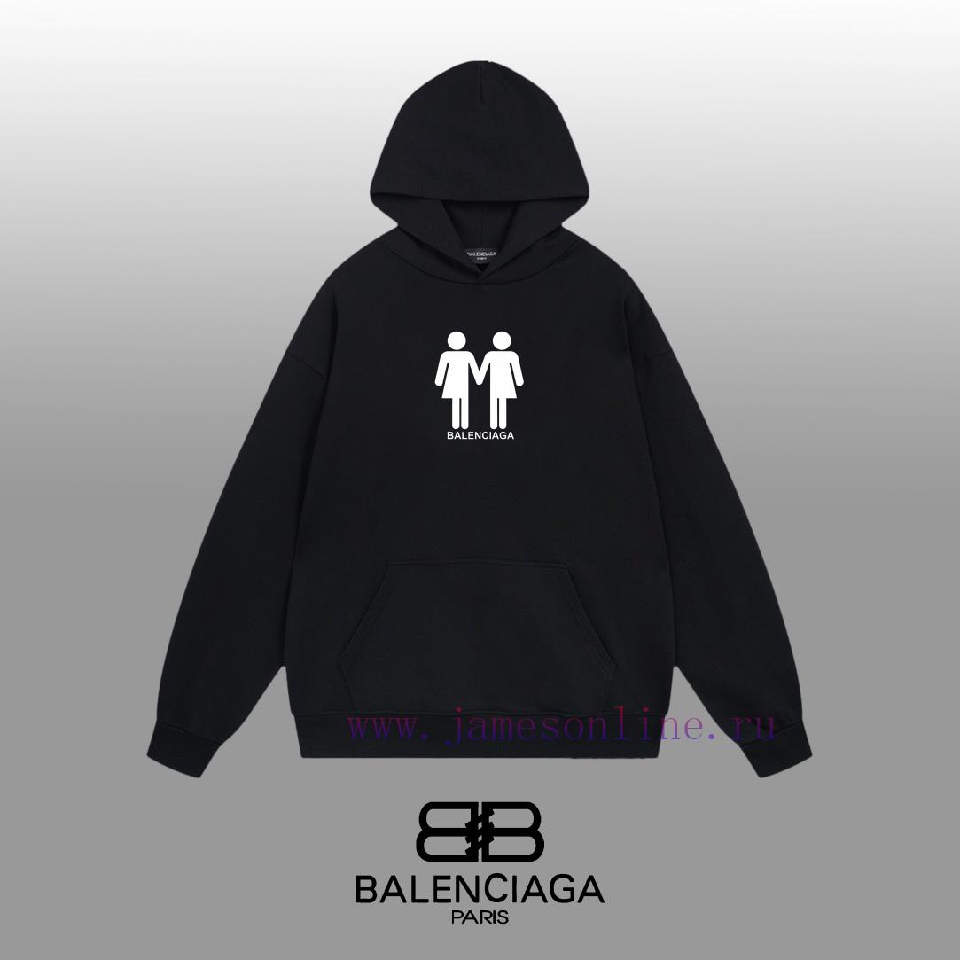 ckfc5zvqe53.jpg New Customers Only, Limit One. BALENCIAGA 24SS Classic Hoodie11 Pairs Of Customized Fabrics 420g Large Loop High Weight 100% P qraehkhc - Image 1