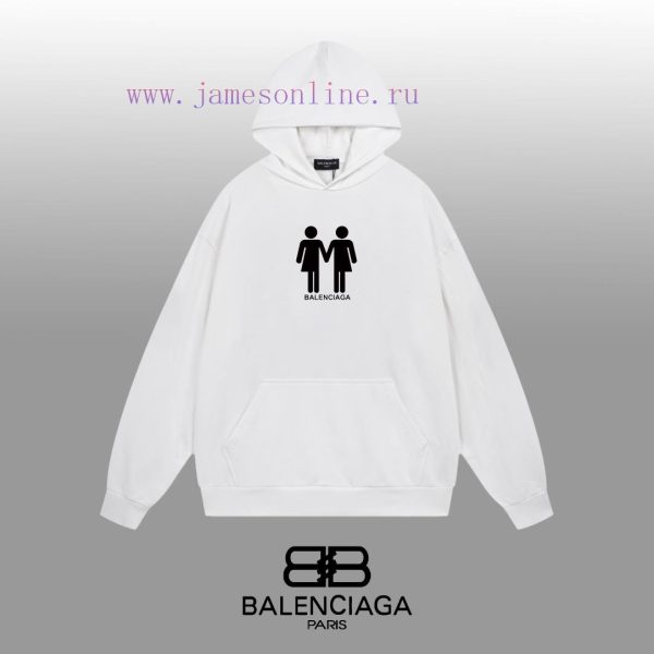 New Customers Only, Limit One. BALENCIAGA 24SS Classic Hoodie11 Pairs Of Customized Fabrics 420g Large Loop High Weight 100% P cdvbobeg