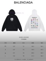 New Customers Only, Limit One. BALENCIAGA 24SS Classic Hoodie11 Pairs Of Customized Fabrics 420g Large Loop High Weight 100% P cdvbobeg - Image 10