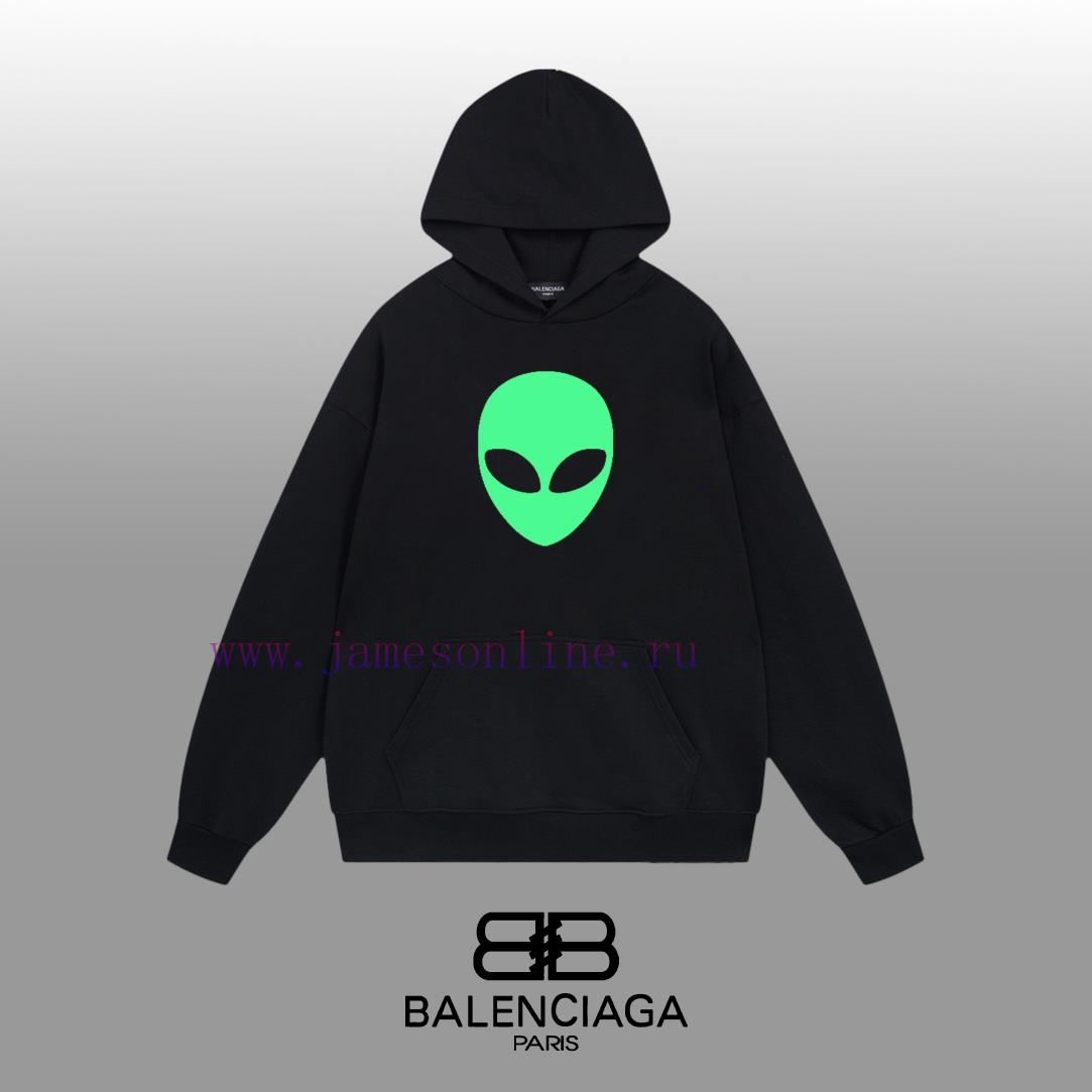 o3z3kucoe2t.jpg New Customers Only, Limit One. BALENCIAGA 24SS Classic Hoodie11 Pairs Of Customized Fabrics 420g Large Loop High Weight 100% P nicoynuq - Image 1