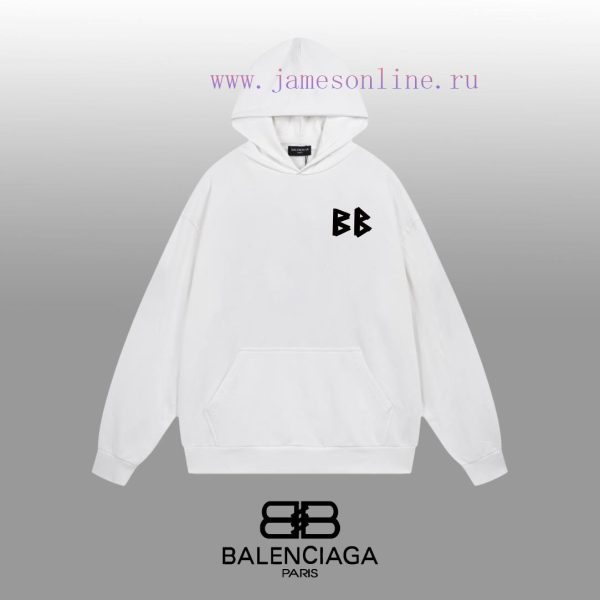New Customers Only, Limit One. BALENCIAGA 24SS Classic Hoodie11 Pairs Of Customized Fabrics 420g Large Loop High Weight 100% P hlrtx581