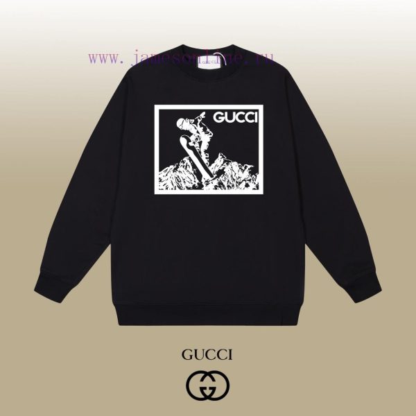 New Customers Only, Limit One. GUCCI 24SS Classic Round Neck Hoodie11 Pairs Of Customized Fabrics 420g Large Loop High Weight c42q4pit