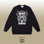 New Customers Only, Limit One. GUCCI 24SS Classic Round Neck Hoodie11 Pairs Of Customized Fabrics 420g Large Loop High Weight lj68opyn - Image 2