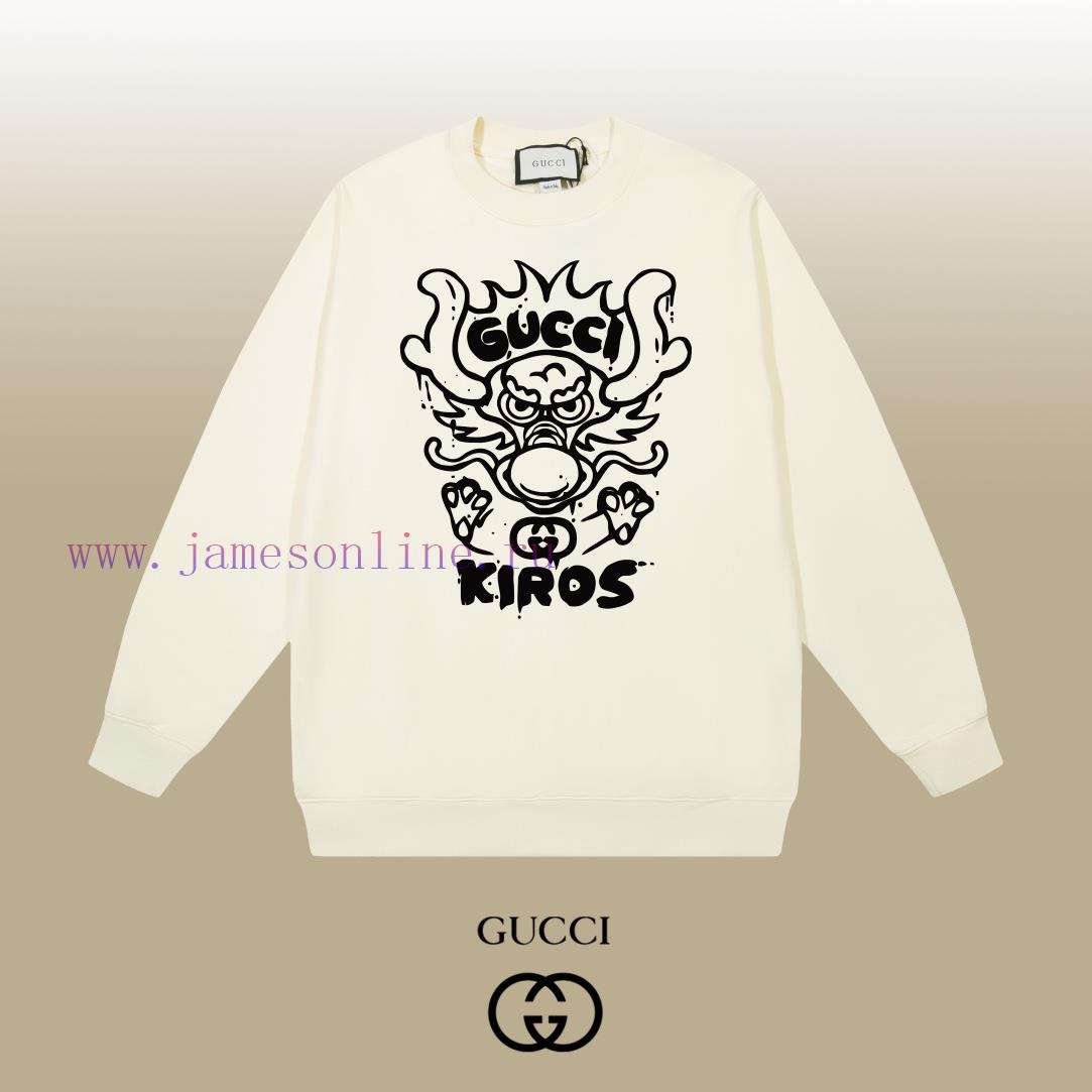 cf1o2docfw1.jpg New Customers Only, Limit One. GUCCI 24SS Classic Round Neck Hoodie11 Pairs Of Customized Fabrics 420g Large Loop High Weight goixsu02 - Image 1