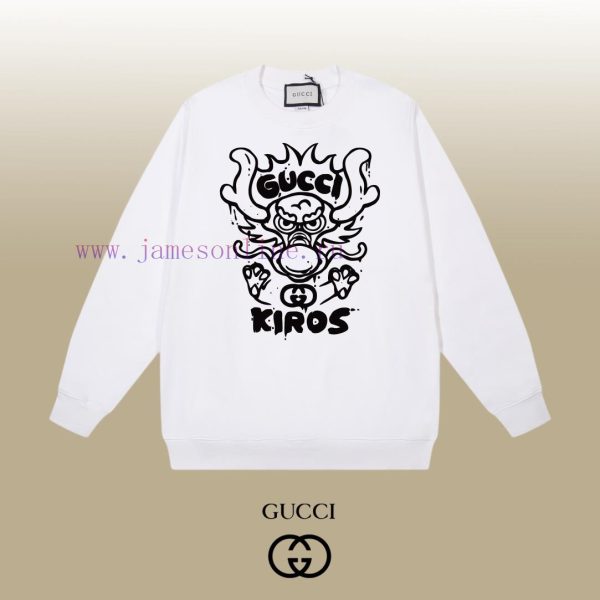 New Customers Only, Limit One. GUCCI 24SS Classic Round Neck Hoodie11 Pairs Of Customized Fabrics 420g Large Loop High Weight o6a9msl3