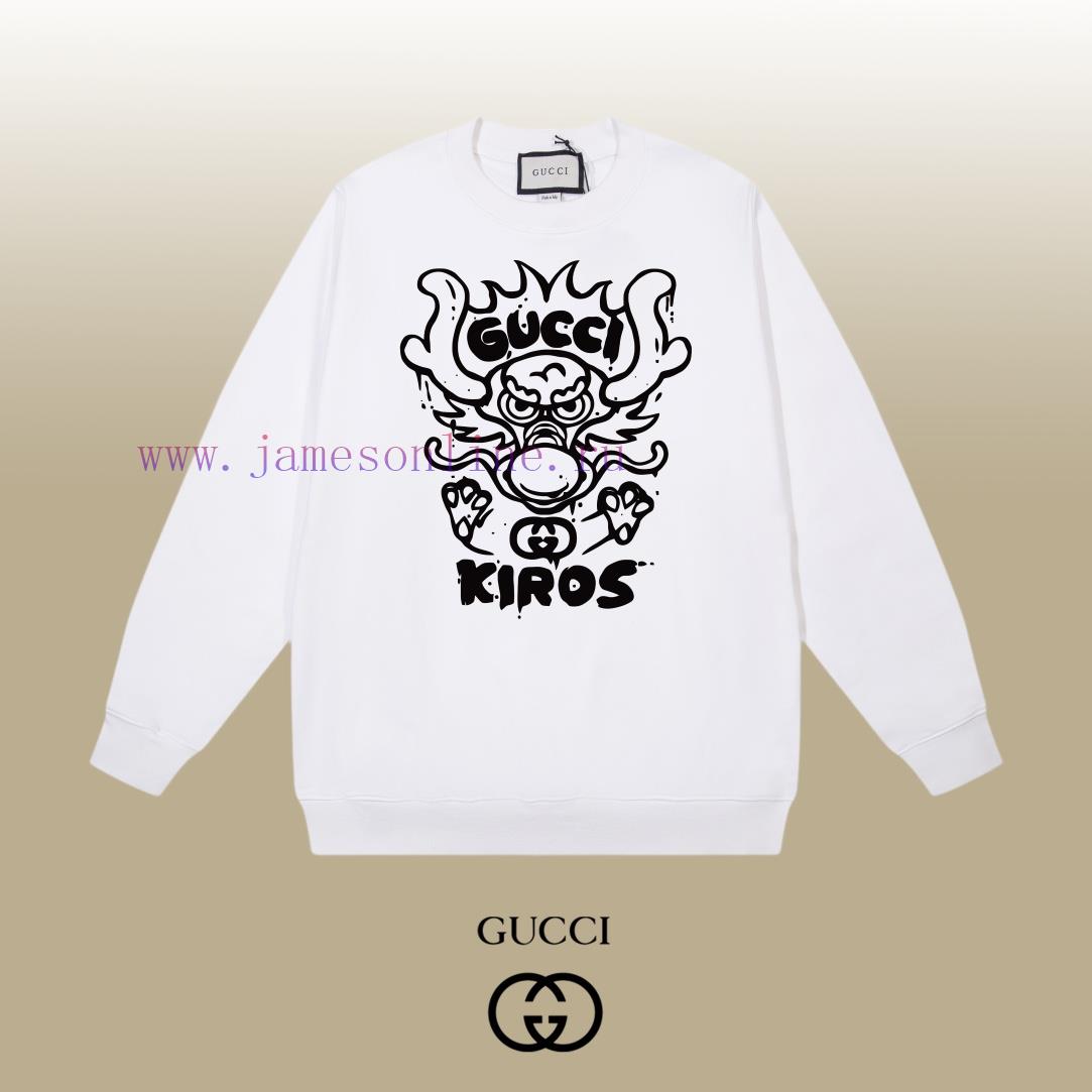 xo25jhy4fl5.jpg New Customers Only, Limit One. GUCCI 24SS Classic Round Neck Hoodie11 Pairs Of Customized Fabrics 420g Large Loop High Weight o6a9msl3 - Image 1
