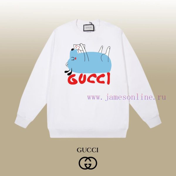 New Customers Only, Limit One. GUCCI 24SS Classic Round Neck Hoodie11 Pairs Of Customized Fabrics 420g Large Loop High Weight pd9l8p7g