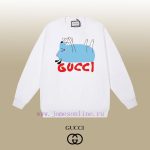 New Customers Only, Limit One. GUCCI 24SS Classic Round Neck Hoodie11 Pairs Of Customized Fabrics 420g Large Loop High Weight pd9l8p7g - Image 2