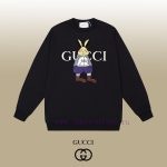 New Customers Only, Limit One. GUCCI 24SS Classic Round Neck Hoodie11 Pairs Of Customized Fabrics 420g Large Loop High Weight ahw68csf