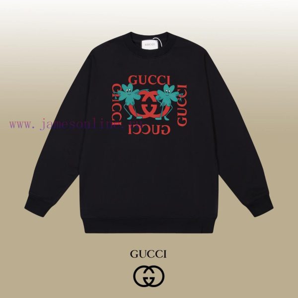 New Customers Only, Limit One. GUCCI 24SS Classic Round Neck Hoodie11 Pairs Of Customized Fabrics 420g Large Loop High Weight uek02vtu