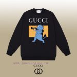 New Customers Only, Limit One. GUCCI 24SS Classic Round Neck Hoodie11 Pairs Of Customized Fabrics 420g Large Loop High Weight dtpfm6ht - Image 2