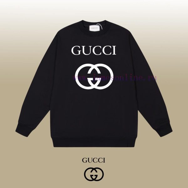 New Customers Only, Limit One. GUCCI 24SS Classic Round Neck Hoodie11 Pairs Of Customized Fabrics 420g Large Loop High Weight ihqo50am