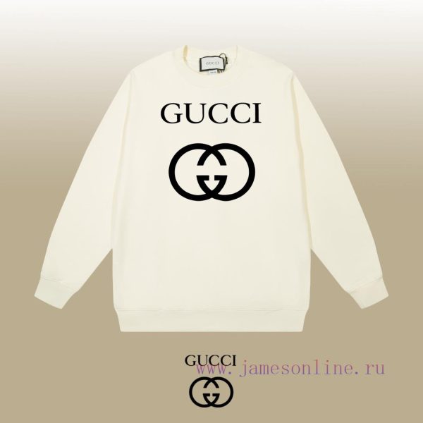 New Customers Only, Limit One. GUCCI 24SS Classic Round Neck Hoodie11 Pairs Of Customized Fabrics 420g Large Loop High Weight gh84ugl0