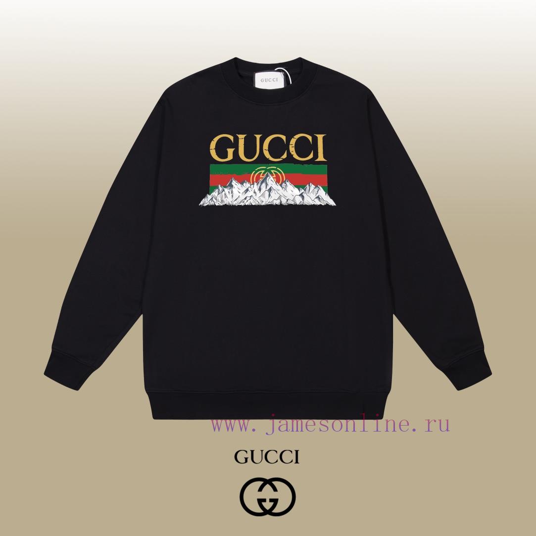 v1uof3gahhk.jpg New Customers Only, Limit One. GUCCI 24SS Classic Round Neck Hoodie11 Pairs Of Customized Fabrics 420g Large Loop High Weight peiiwp3x - Image 1