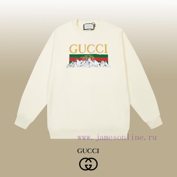 New Customers Only, Limit One. GUCCI 24SS Classic Round Neck Hoodie11 Pairs Of Customized Fabrics 420g Large Loop High Weight tie035qj