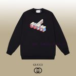 New Customers Only, Limit One. GUCCI 24SS Classic Round Neck Hoodie11 Pairs Of Customized Fabrics 420g Large Loop High Weight fmc964yy - Image 2
