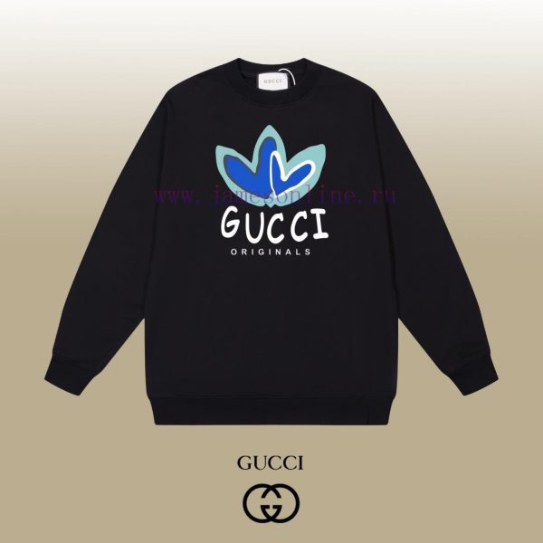 New Customers Only, Limit One. GUCCI 24SS Classic Round Neck Hoodie11 Pairs Of Customized Fabrics 420g Large Loop High Weight ae1oono2