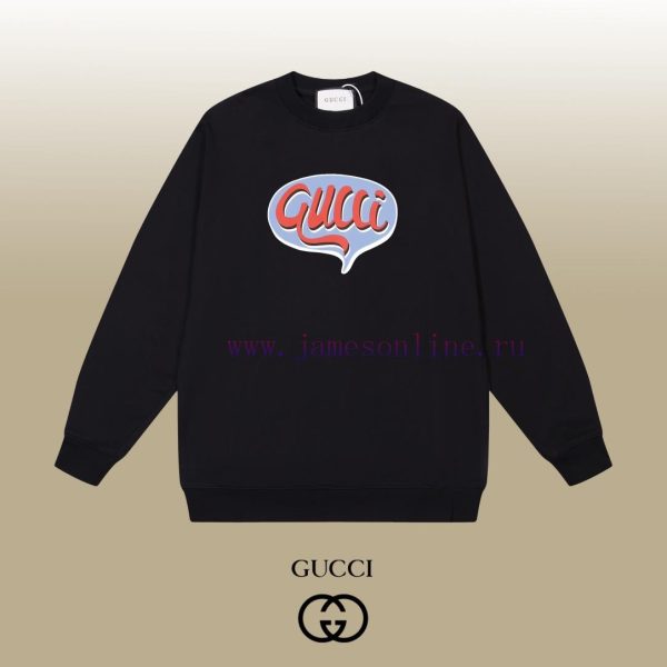 New Customers Only, Limit One. GUCCI 24SS Classic Round Neck Hoodie11 Pairs Of Customized Fabrics 420g Large Loop High Weight byzwegou