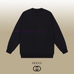 New Customers Only, Limit One. GUCCI 24SS Classic Round Neck Hoodie11 Pairs Of Customized Fabrics 420g Large Loop High Weight byzwegou - Image 3