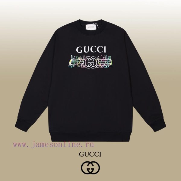 New Customers Only, Limit One. GUCCI 24SS Classic Round Neck Hoodie11 Pairs Of Customized Fabrics 420g Large Loop High Weight f6h2fprz