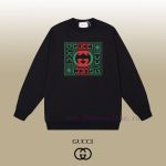 New Customers Only, Limit One. GUCCI 24SS Classic Round Neck Hoodie11 Pairs Of Customized Fabrics 420g Large Loop High Weight 1dk71cmu - Image 2