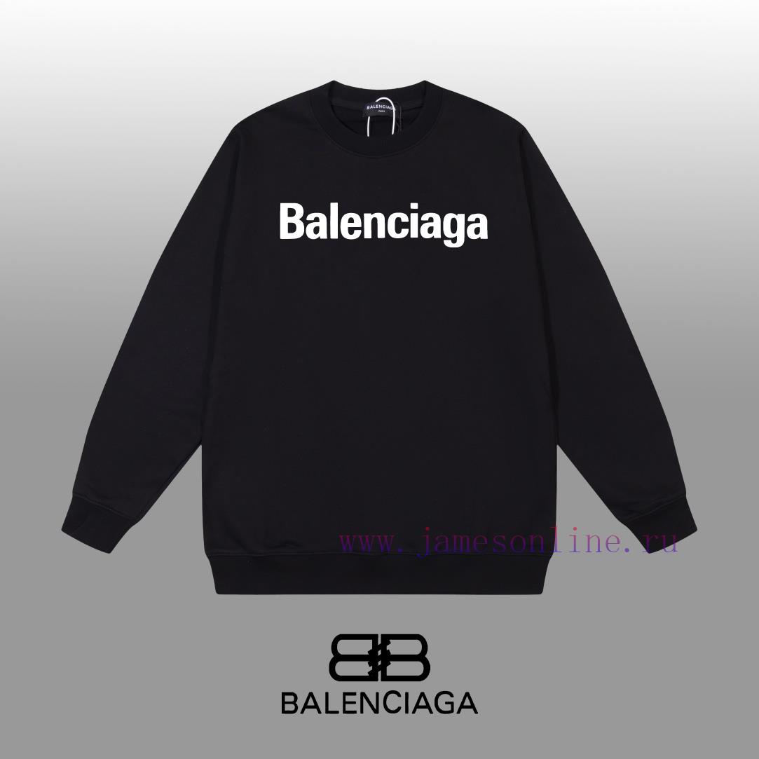 melca3qqucl.jpg New Customers Only, Limit One. BALENCIAGA 24SS Classic Round Neck Hoodie11 Pairs Of Customized Fabrics 420g Large Loop High We y29vj8a6 - Image 1
